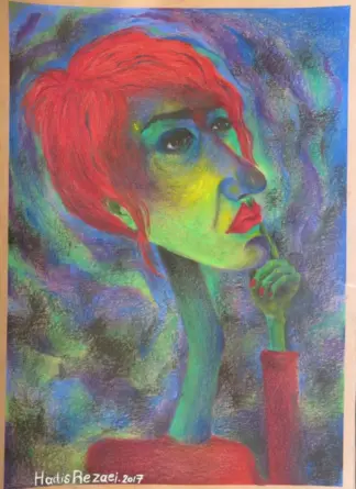 artwork by Hadis Rezaei