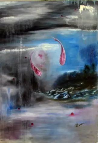 artwork by Mansoureh Ashrafi