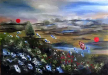 artwork by Mansoureh Ashrafi
