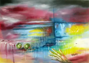 artwork by Mansoureh Ashrafi