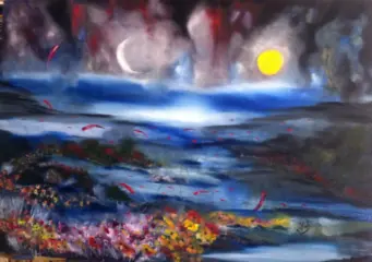 artwork by Mansoureh Ashrafi