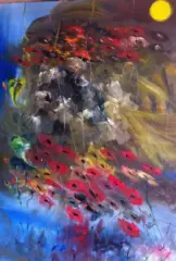 artwork by Mansoureh Ashrafi