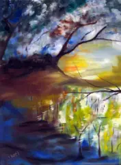 artwork by Mansoureh Ashrafi