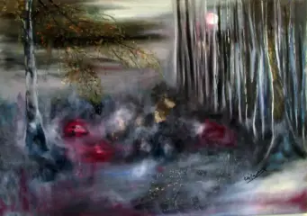 artwork by Mansoureh Ashrafi