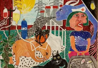 artwork by Mina Mohammadi
