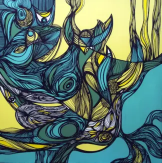 artwork by Azadeh Nikoo
