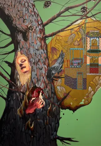 artwork by Elham Hoseinpour