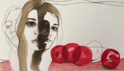 artwork by Mahnaz Shojaeian