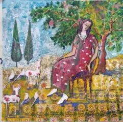 اثر هنرمند مریم رنگ آمیز