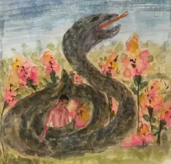 artwork by Reyhaneh Hajialikhani