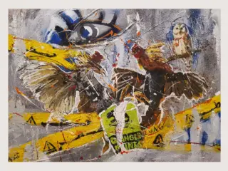 artwork by Shahpari Rahmani