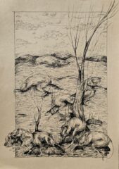 artwork by pante'A Rezaei