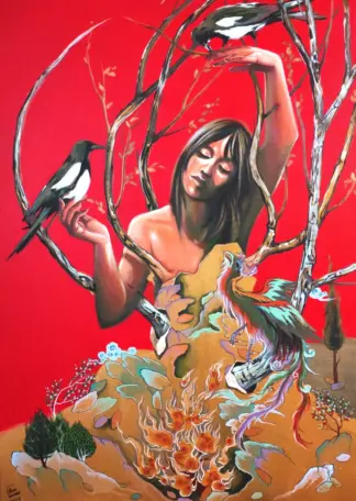 artwork by Elham Hoseinpour