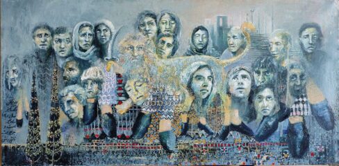 اثر هنرمند مریم رنگ آمیز