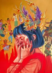 artwork by Elham Hoseinpour