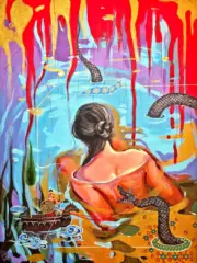 artwork by Elham Hoseinpour