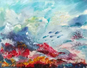 اثر هنرمند غلامحسین زمردی