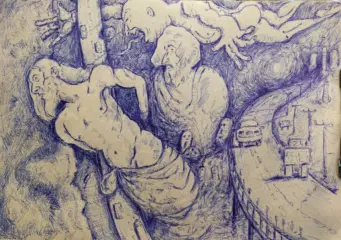 artwork by Mehrdad Varmazyar